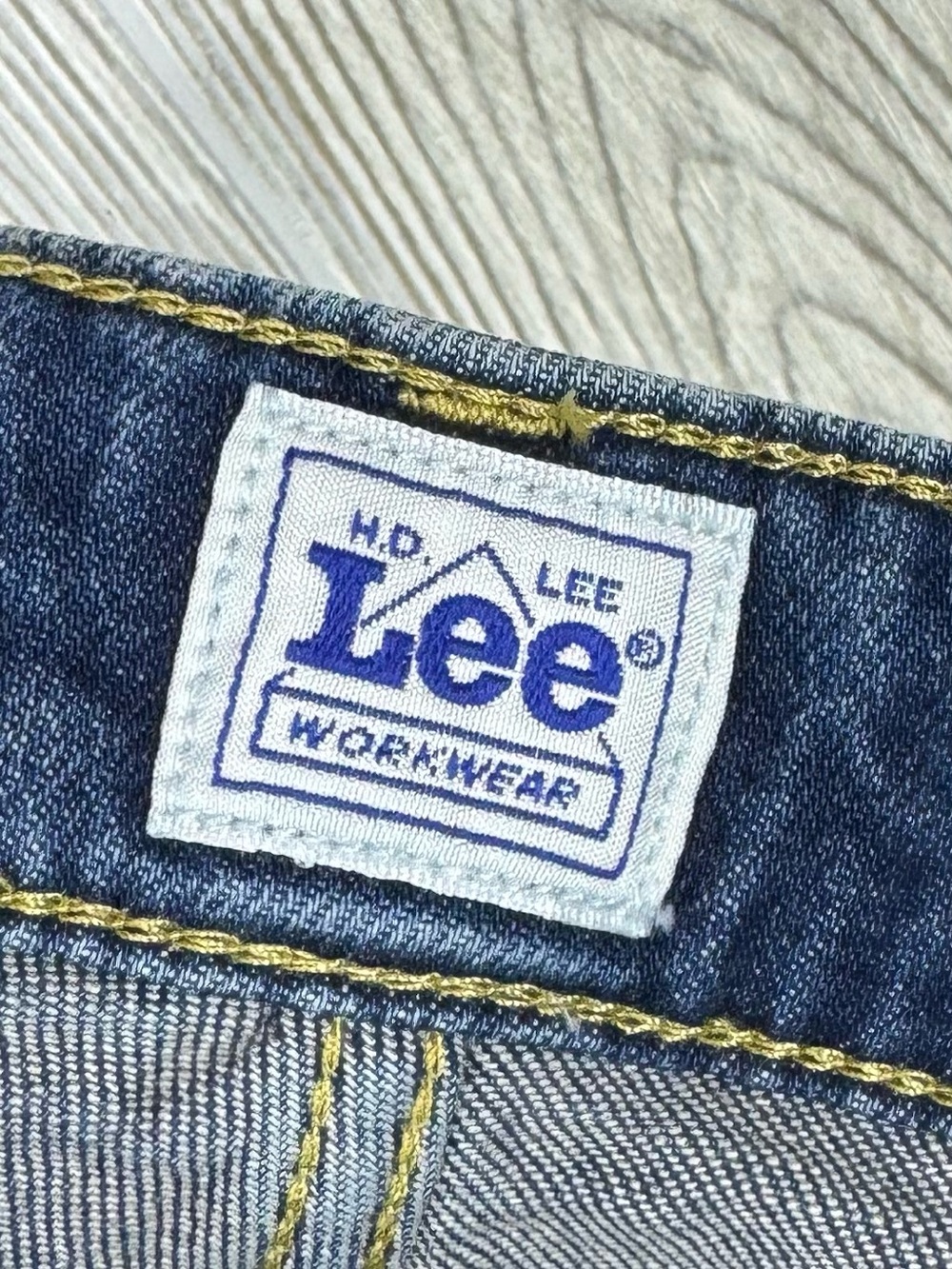 vintage 90s Lee women’s carpenter jeans size 12 baggy utility cargo slouchy y2k - Picture 3 of 7